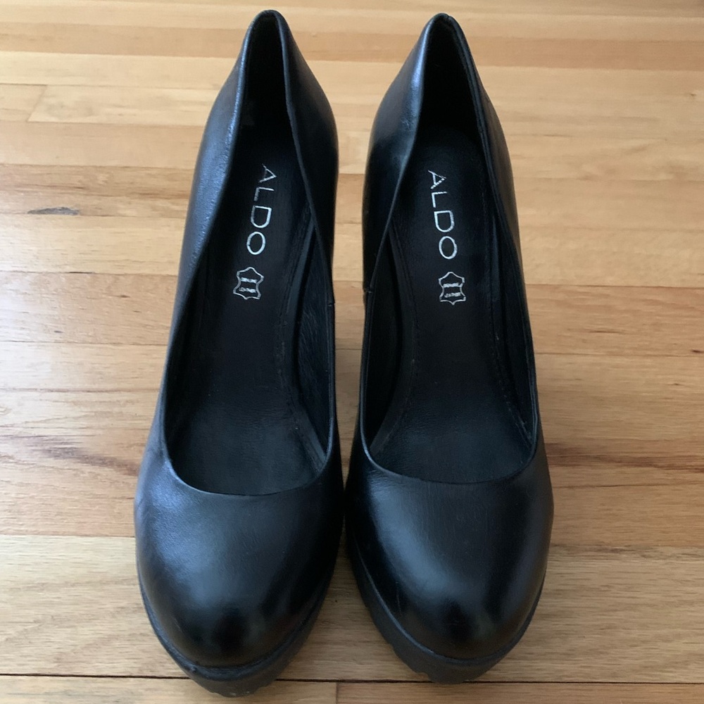 Aldo Black Platform Pump - Lauletta-Size 37